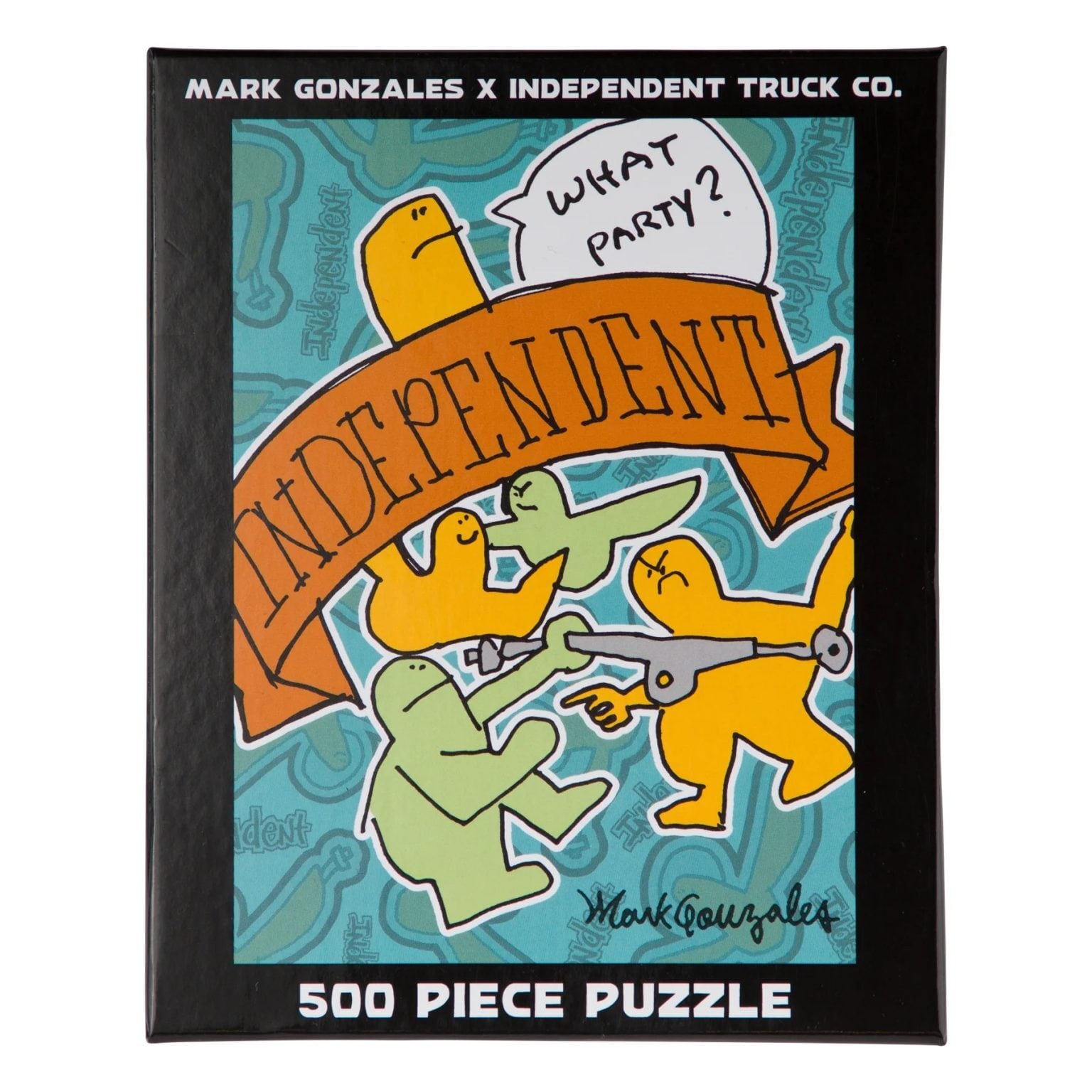 mark gonzales マークゴンザレス gonz 原画作品 INDEPENDENT x MARK GONZALES GONZ 500 PIECE PUZZLE | SOUTH
