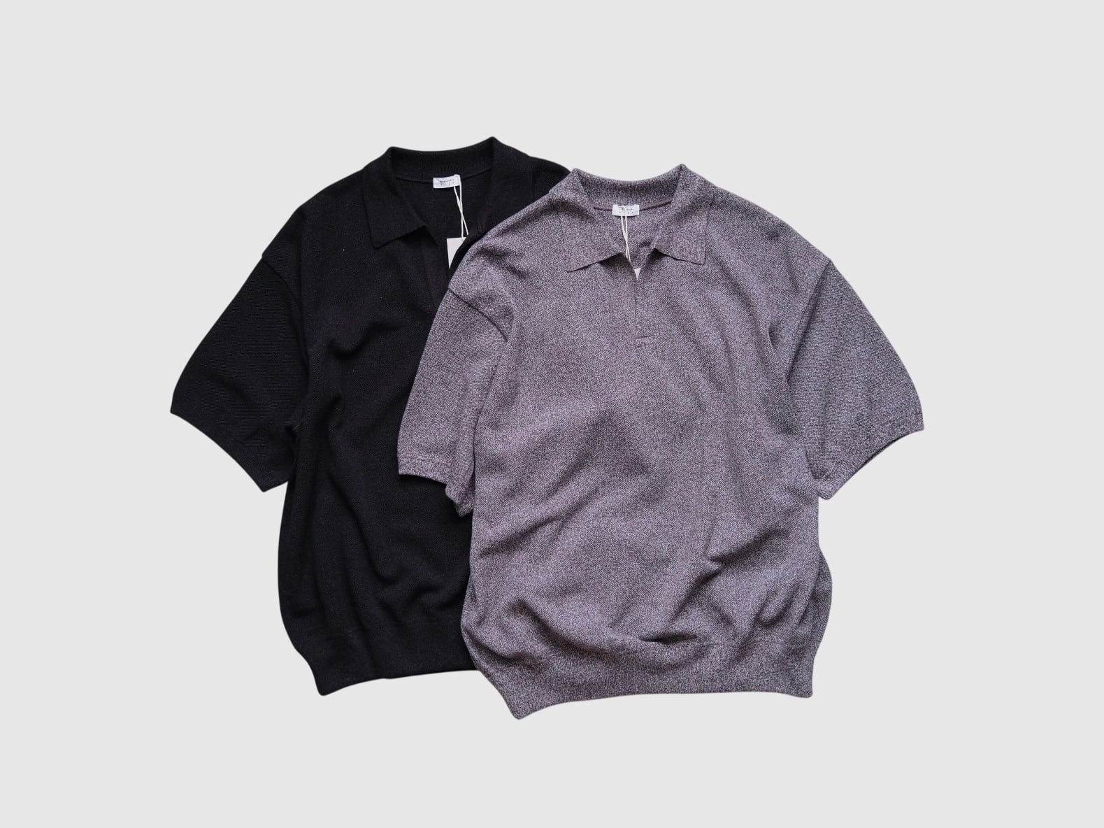 crepuscule”Co/Wo Moss Stitch Skipper Black” | Lapel online store