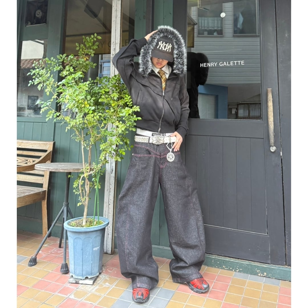 ノンウォッシュストリートデニム el1498