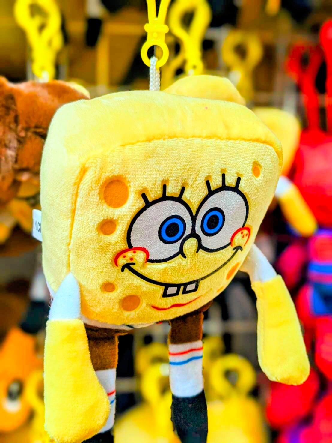 【ぬいぐるみキーホルダー 各種】 『スポンジ・ボブ』(SpongeBob SquarePants）〚アメリカン雑貨 アメトイ〛