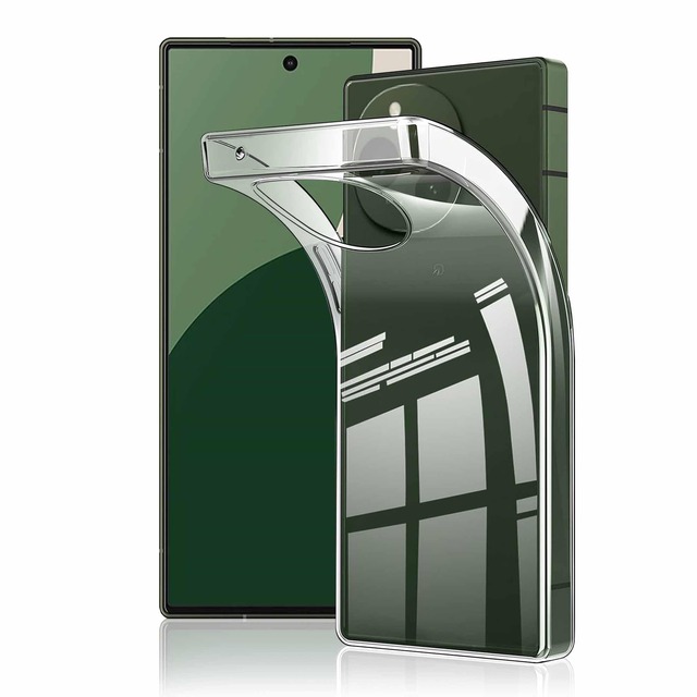 WHskyee AQUOS R9 ケース クリア SH-51E SH-M28 カバー TPU ソフトケース 人気 保護カバー(全透明) 高透過率 薄と 軽い量【米軍MIL規格 耐衝撃 落下防止 傷防止 汚れ防止 黄変防止 散熱防止 Qi急速充電対応】AQUOS R9
