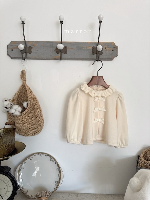 【即納】<marron>  Ribbon frill T