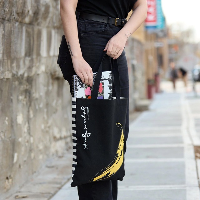 Andy Warhol Banana Canvas Tote Bag