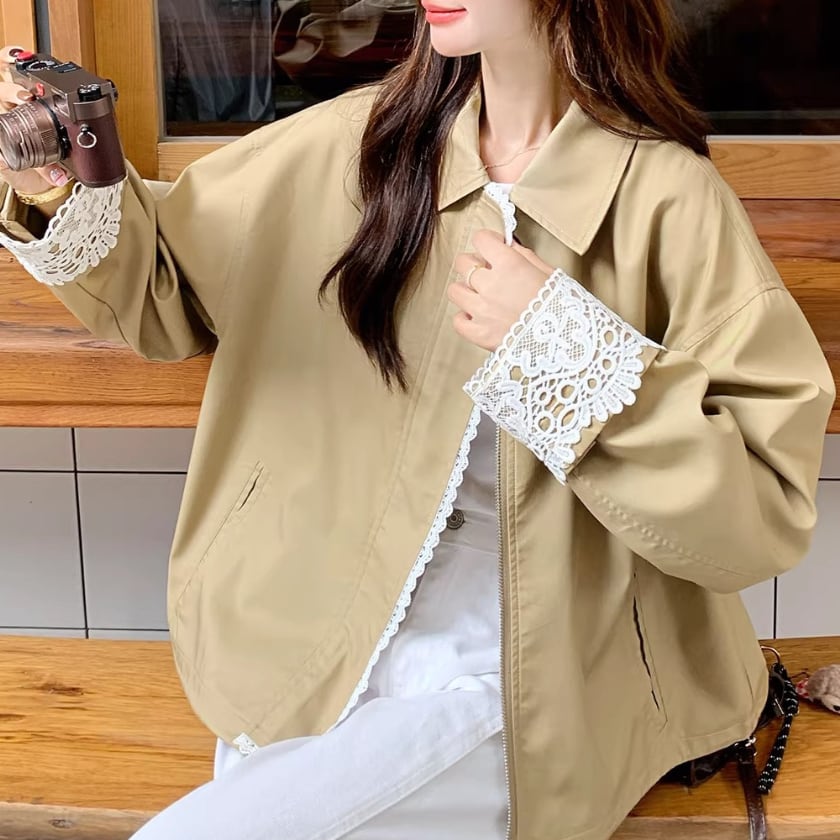 INSILENCE アイボリー ジップアップジャケット C.E - C/N Reversible Zip Jacket | ALTERFATE