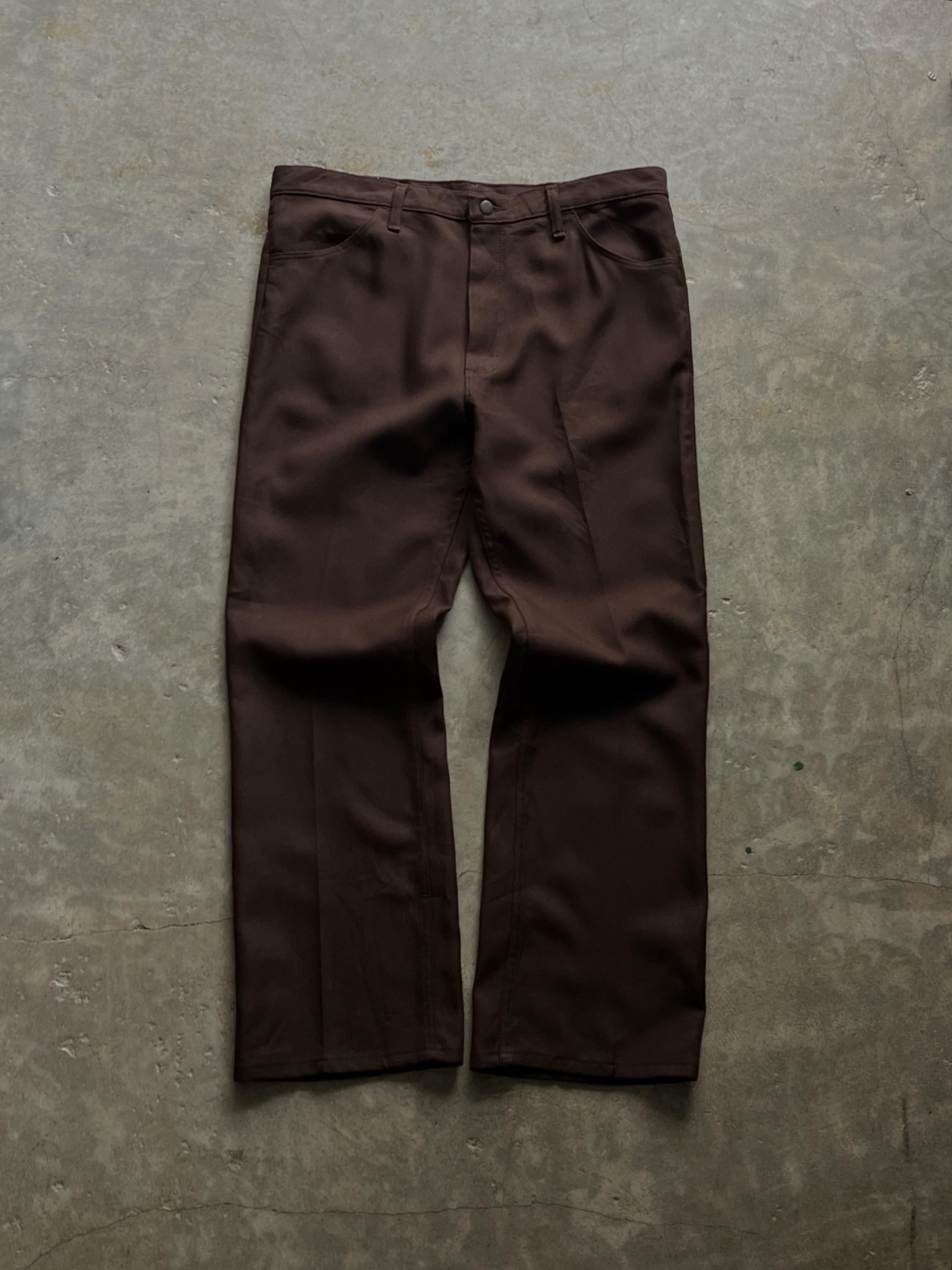 Wrangler ラングラー ブラウン カラーパンツ 36×30 ワーク系 | Léon