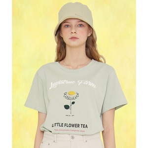 [LUV IS TRUE] SZ FLOWER TEE(MINT) 正規品  韓国ブランド 韓国ファッション 半袖 Tシャツ  bz20051505