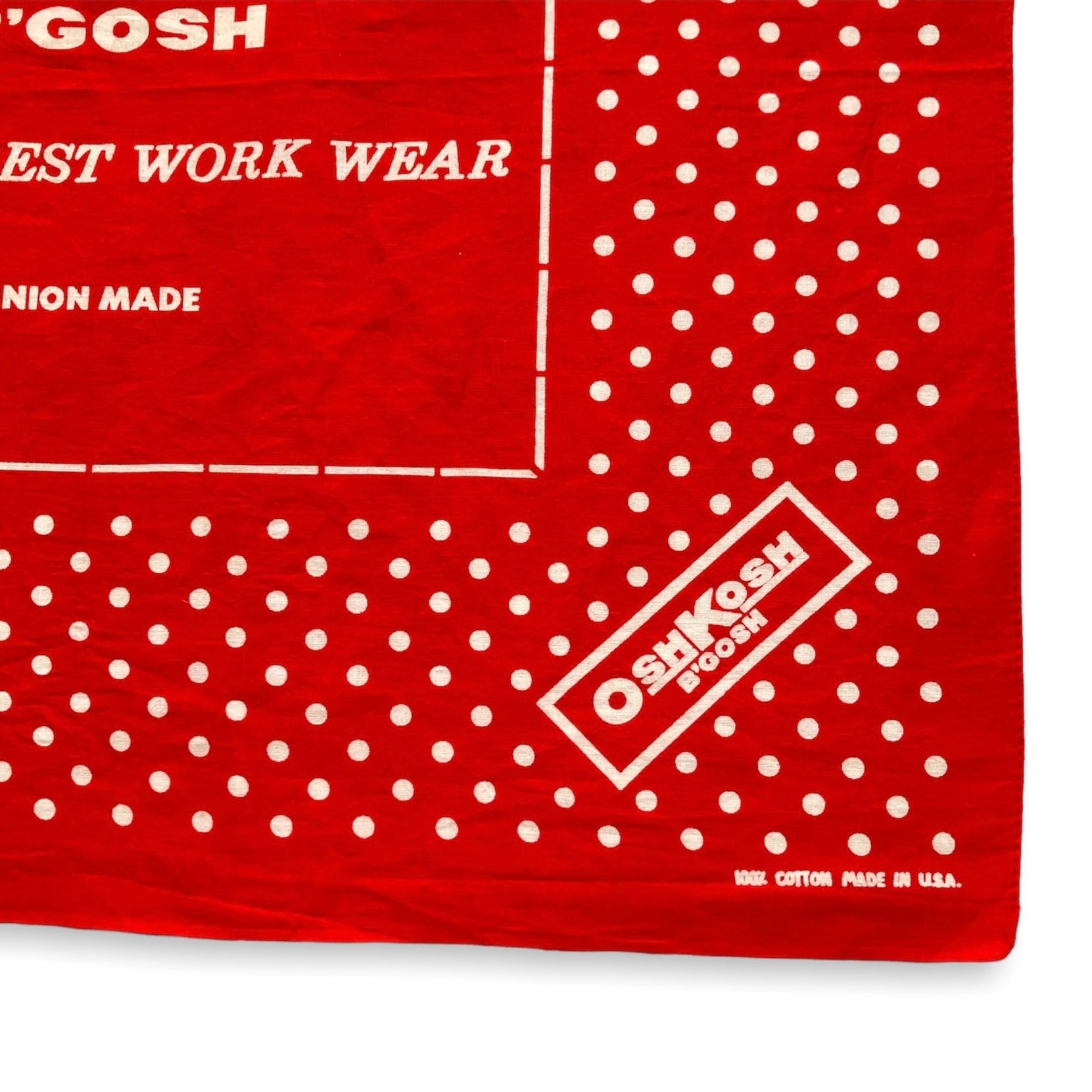 80's〜90's OshKosh B'Gosh Dot Bandana | chillrobe