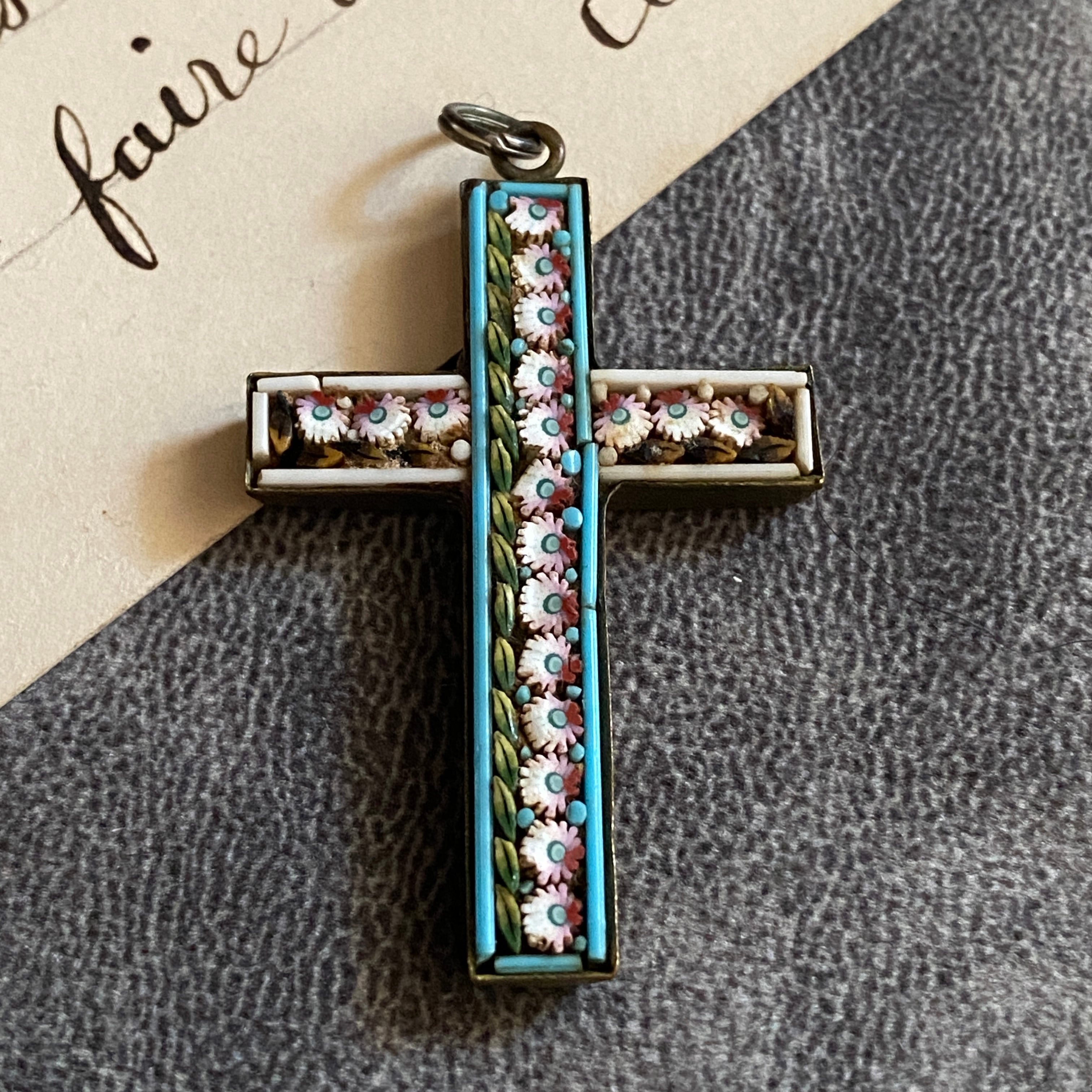 クロス | Antique medaille Mary