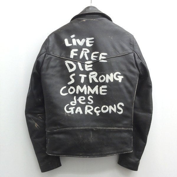 貴重2014年型COMME des GARCONS×LewisLeathers