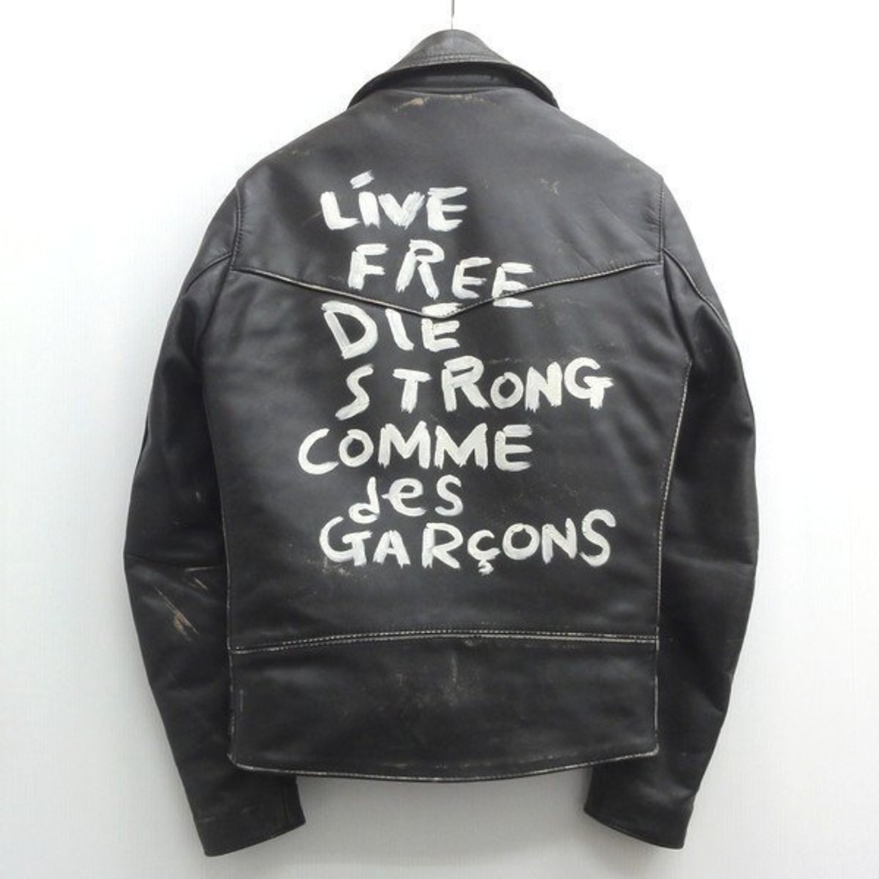 貴重2014年型COMME des GARCONS×LewisLeathers 少く