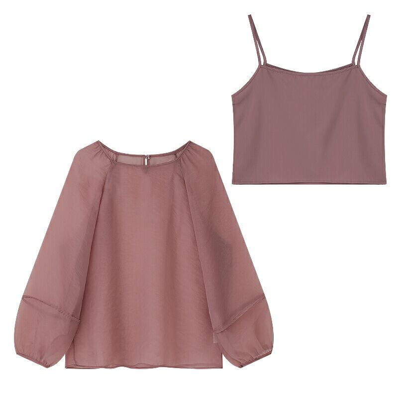 アンミヌ　UNMINOU　ブラウス　キャミソール　セット 綿100％小花柄キャミソール: 下着・インナー | チュチュアンナ