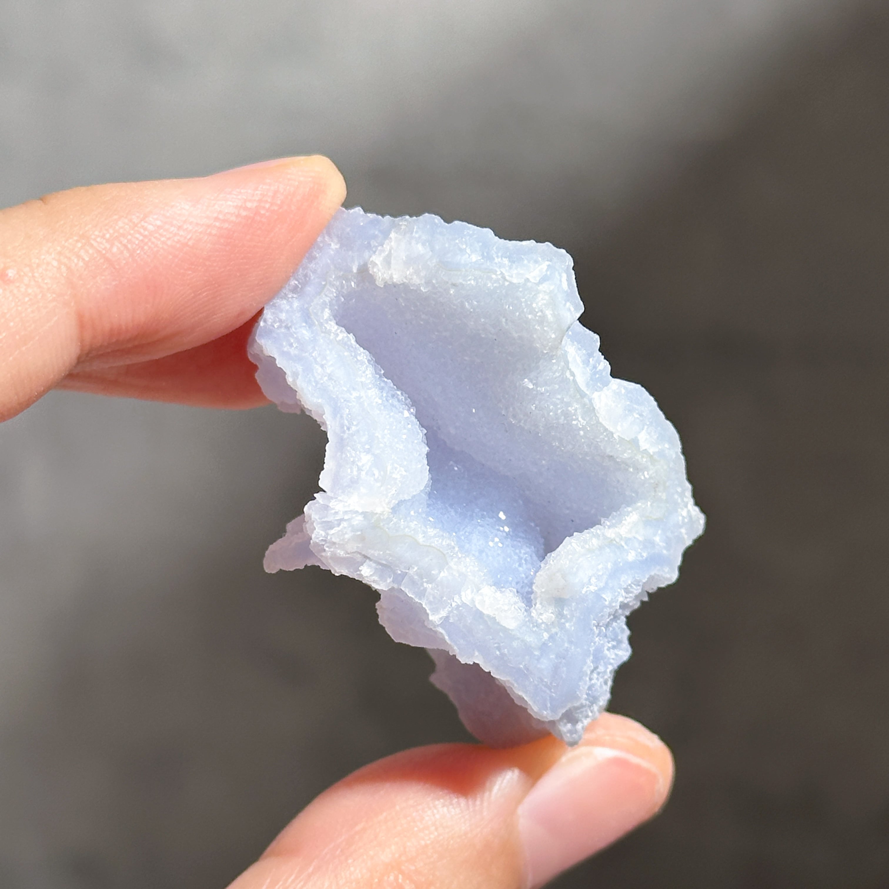 ブルーカルセドニー 原石12◇ Blue Chalcedony ◇天然石・鉱物