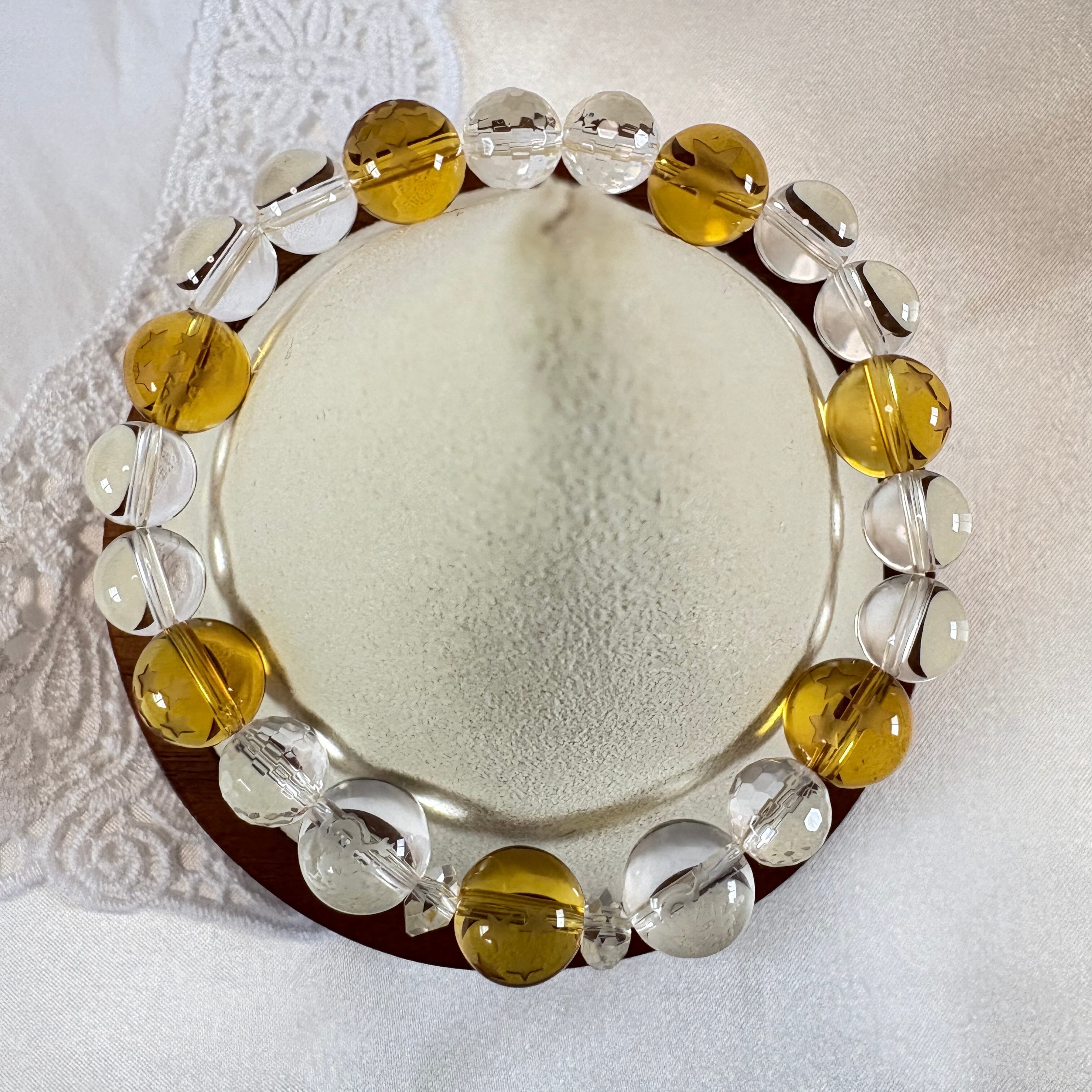 ドラゴンボール 一星球~七星球ブレスレット 10㎜ 内周16㎝