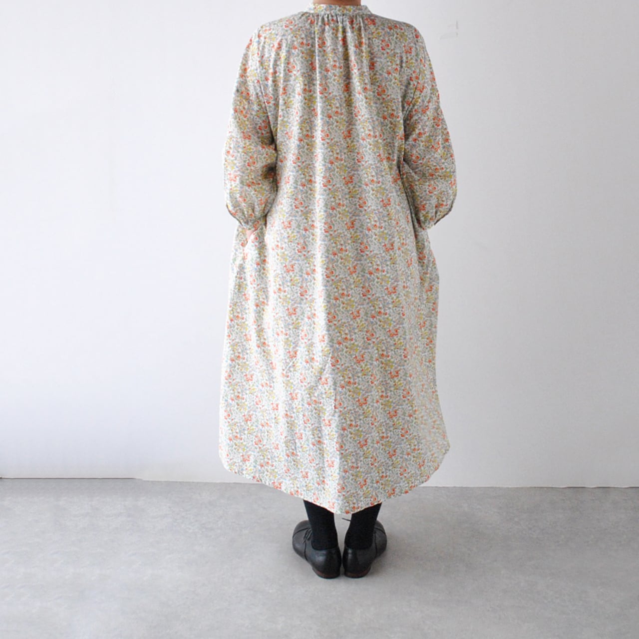 (美品)Vent d'ouest リバティシャツワンピース 半袖 Vent d'ouest ﾘﾊﾞﾃｨｼｬﾂﾜﾝﾋﾟｰｽ (ｵﾌ系) VE11604 | NORTHWEST SELECT