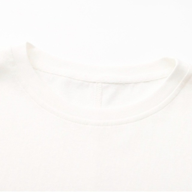 Graphic print ruched long T-shirt C1599