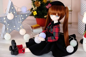 MDD用OFトラッドレディワンピース（レッド）