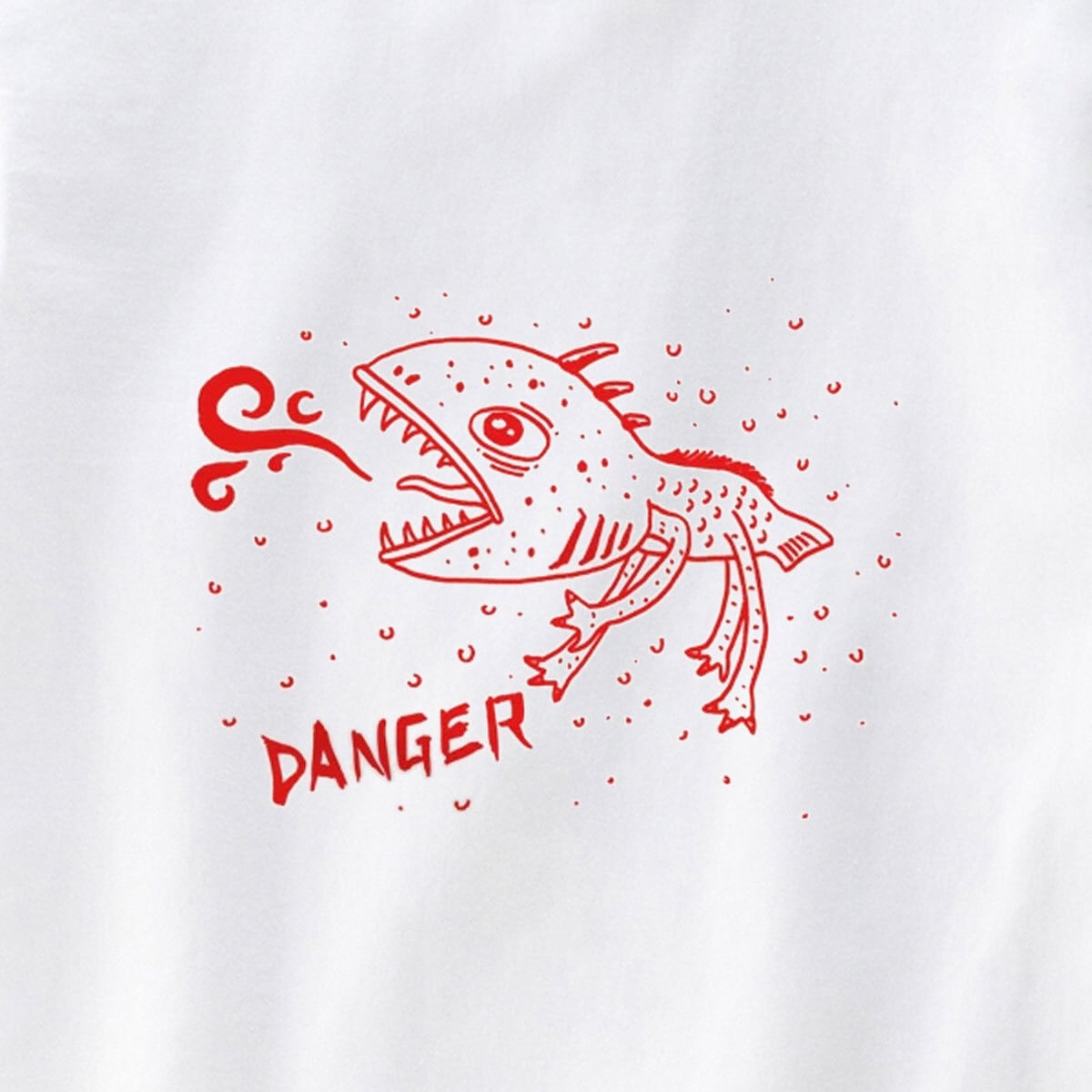 半人魚 おもしろTシャツ os55 キモ系デザイン 半魚人 半人魚 カメレオン