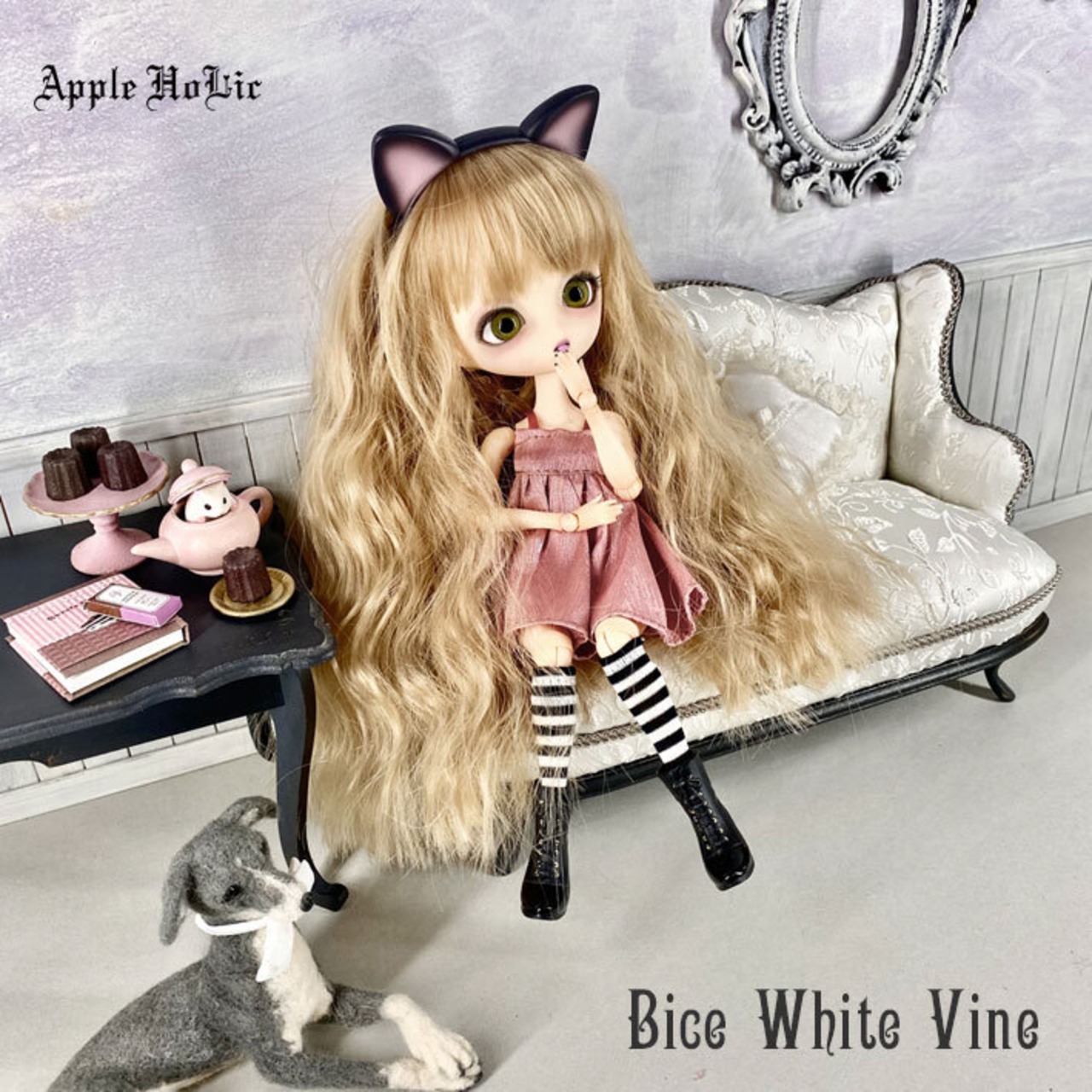 ドール ソファ M　Bice White Vine・ビーチェ ホワイトヴァイン　二人掛け
