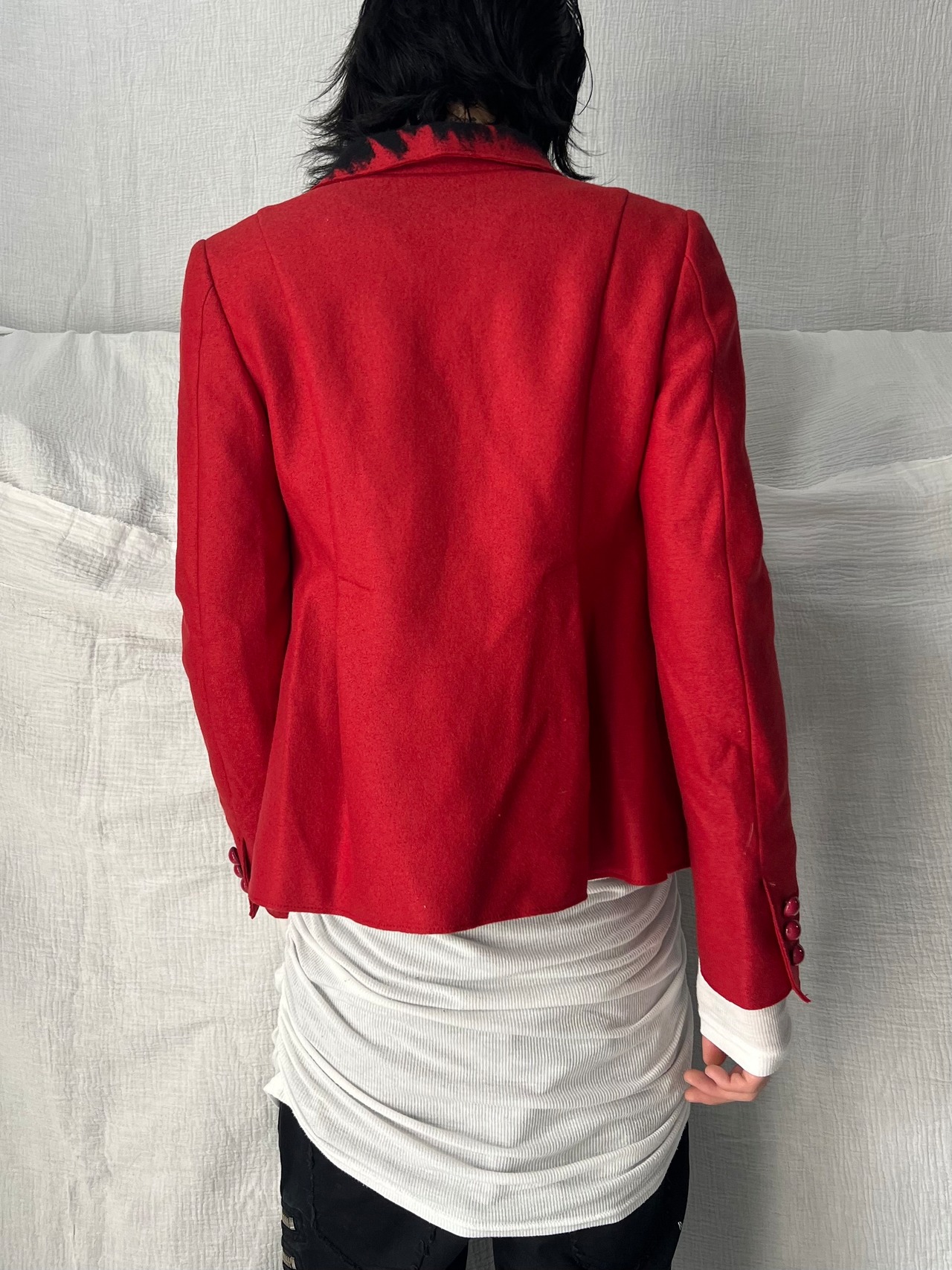 "MOSCHINO" Rose Motif Jacket