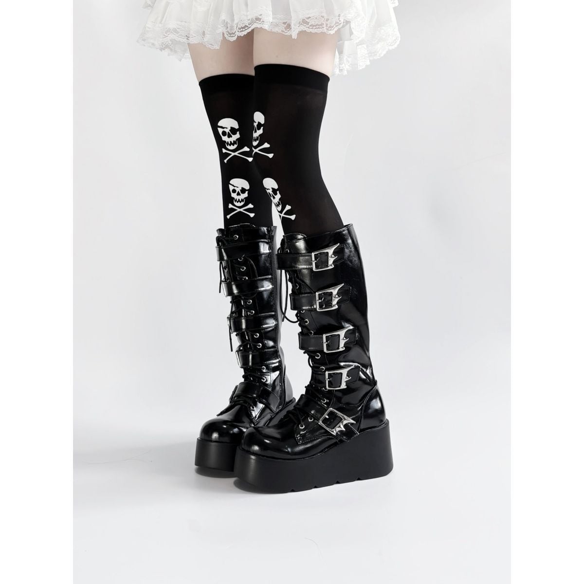 Y2K・サブカルパンク厚底ブーツ | Maiden's Rêve