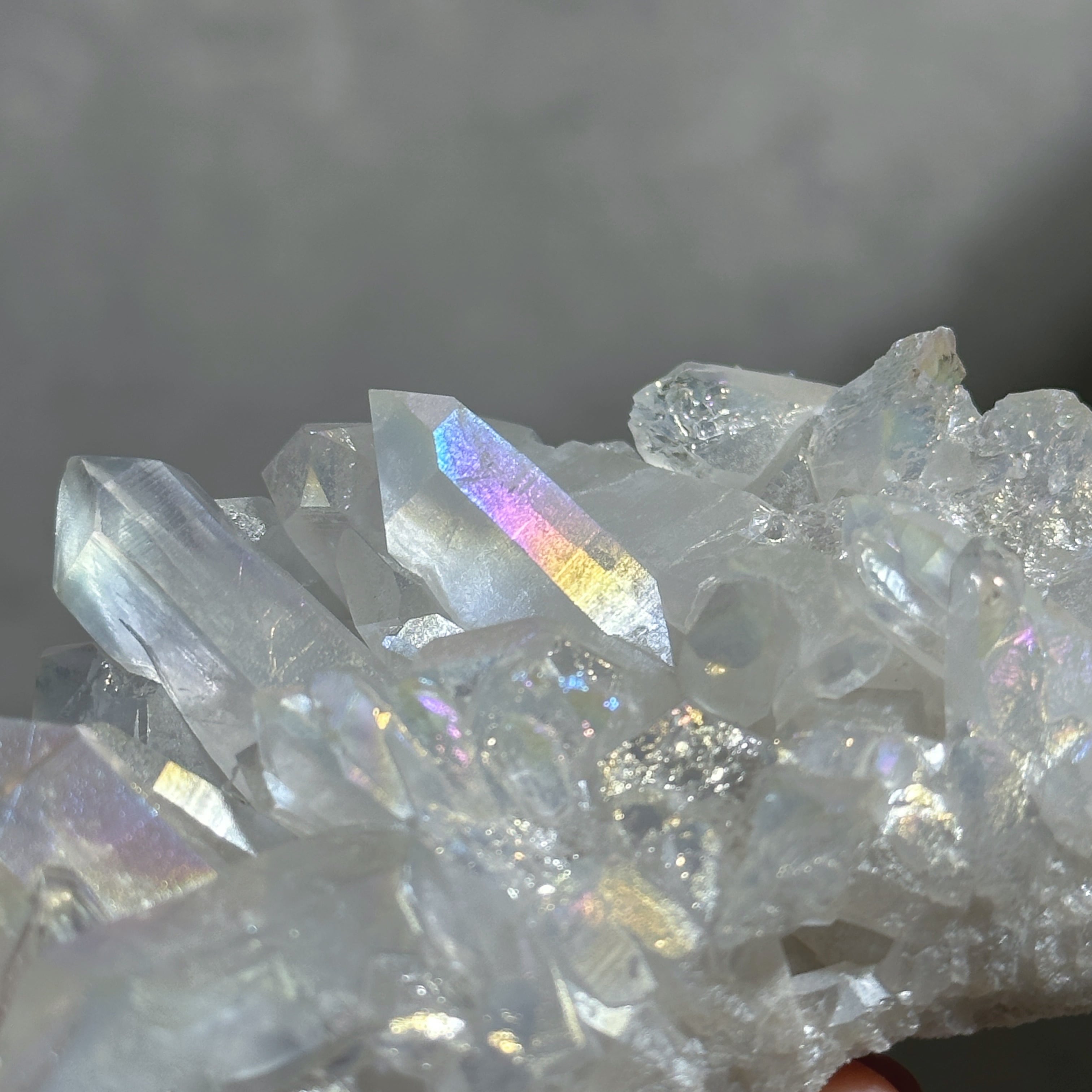 エンジェルオーラクォーツ クラスター01◇Angel Aura Quartz