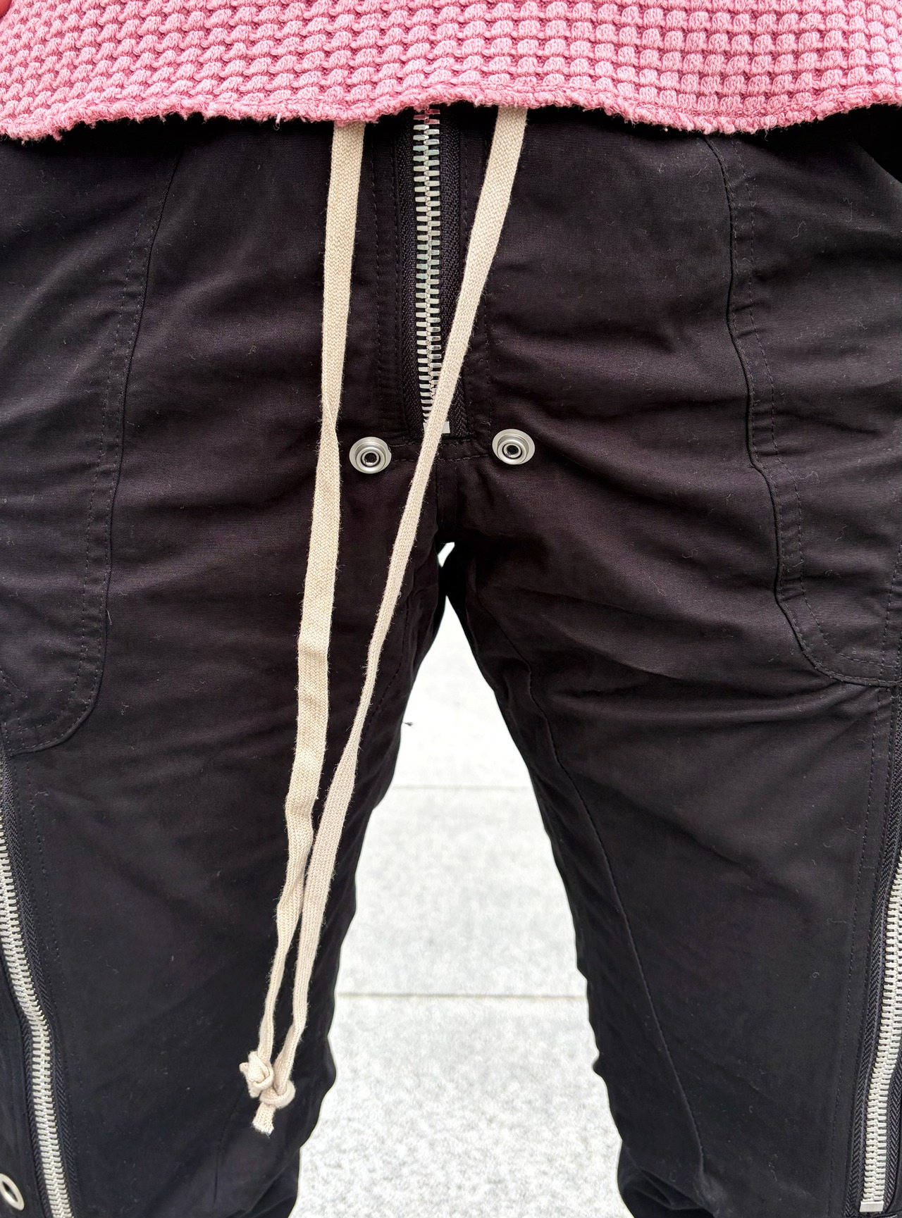Multi-zipper Cargo pants