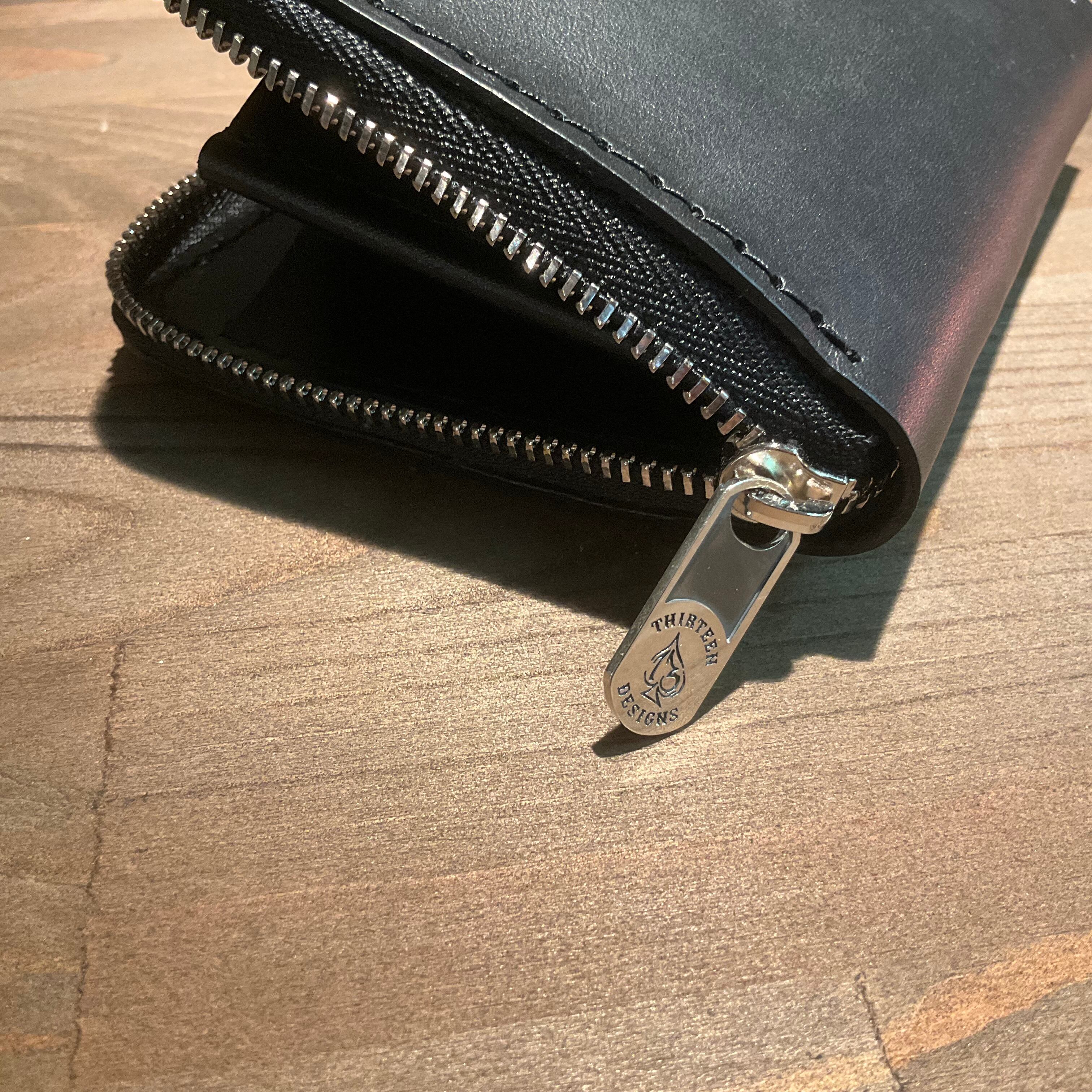 THIRTEEN DESIGNS サーティーンデザインズ TDWA-004 ROUND ZIPPER COIN