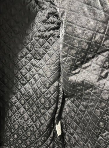 【極美品】クロムハーツウールチェックグレーブラッククロスボールシルバーサイズ33 CHROME HEARTS クロムハーツ クロスボール ブラウンチェック