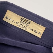 90s BALENCIAGA Sports バレンシアガ 刺繍デザイン 長袖 ドライシャツ M/メンズ ビンテージ