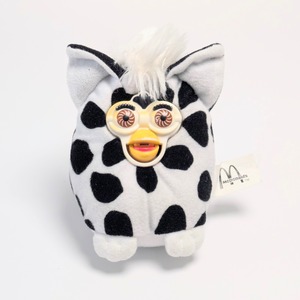 ☆ VINTAGE2000 ☆【 McDonald's × Furby ( ファービー )】 マクドナルドミールトイ / 2000年製 / ボールチェーン ぬいぐるみ キーホルダー　〚アメリカン雑貨 アメトイ〛