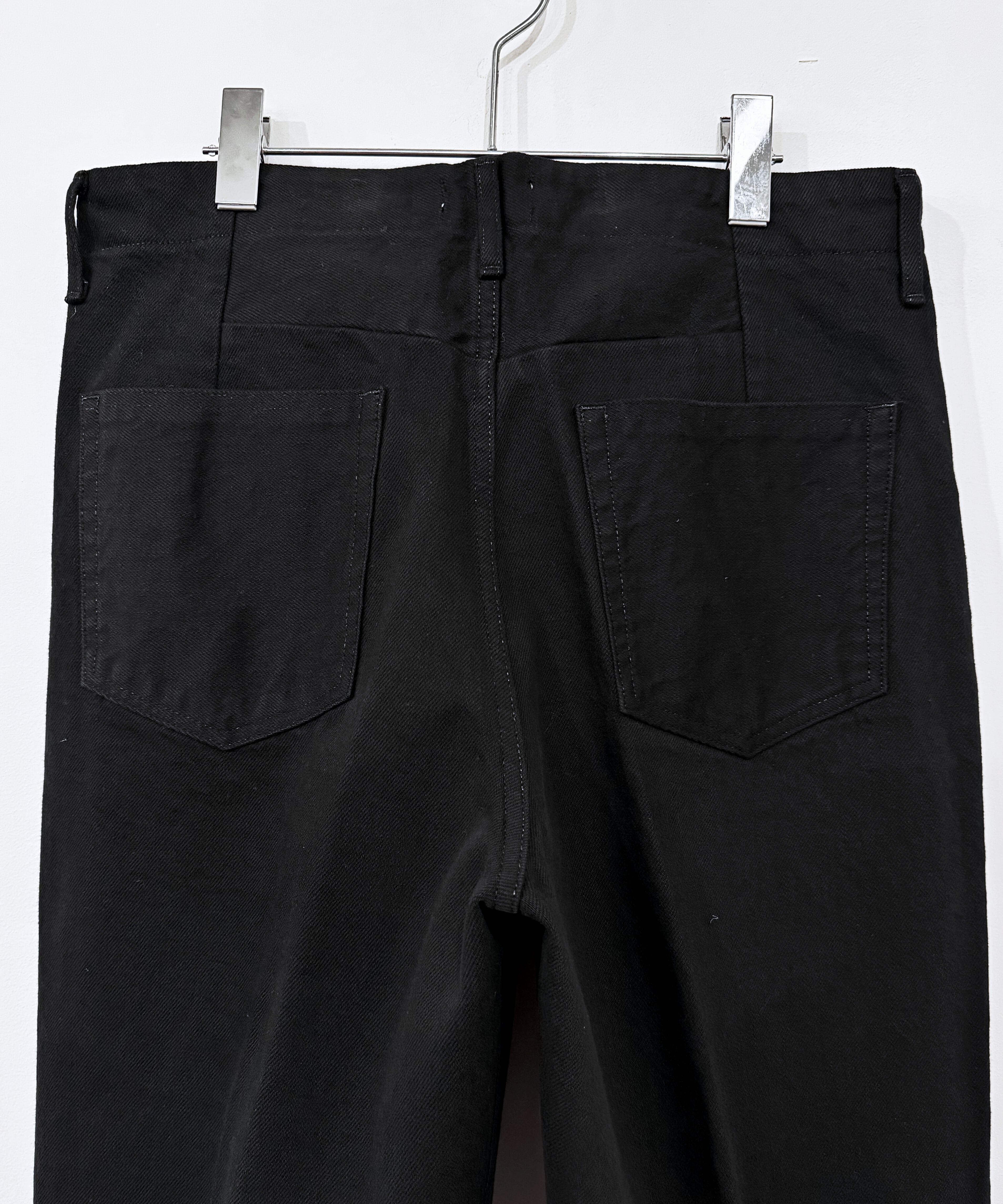 TANAKA / ST-2 THE JEAN TROUSERS (OVERDYE BLACK) | AfterSchool