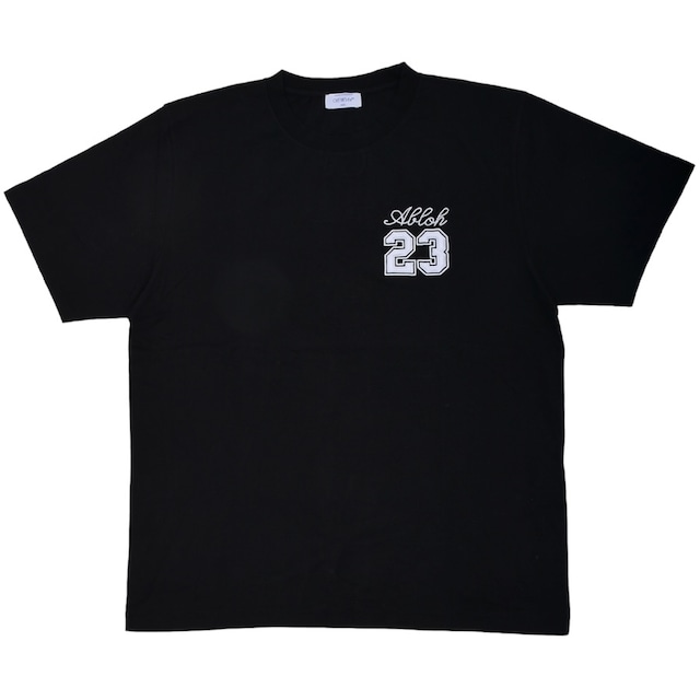 【OFF-WHITE】23 LOGO SLIM S/S TEE(BLACK/WHITE)