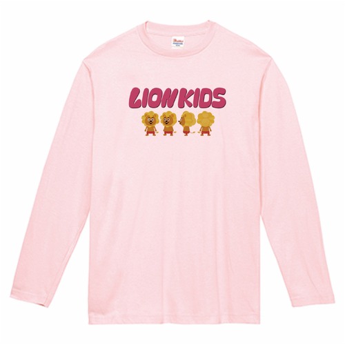 LION KIDS ロングスリーブTシャツ ピンク