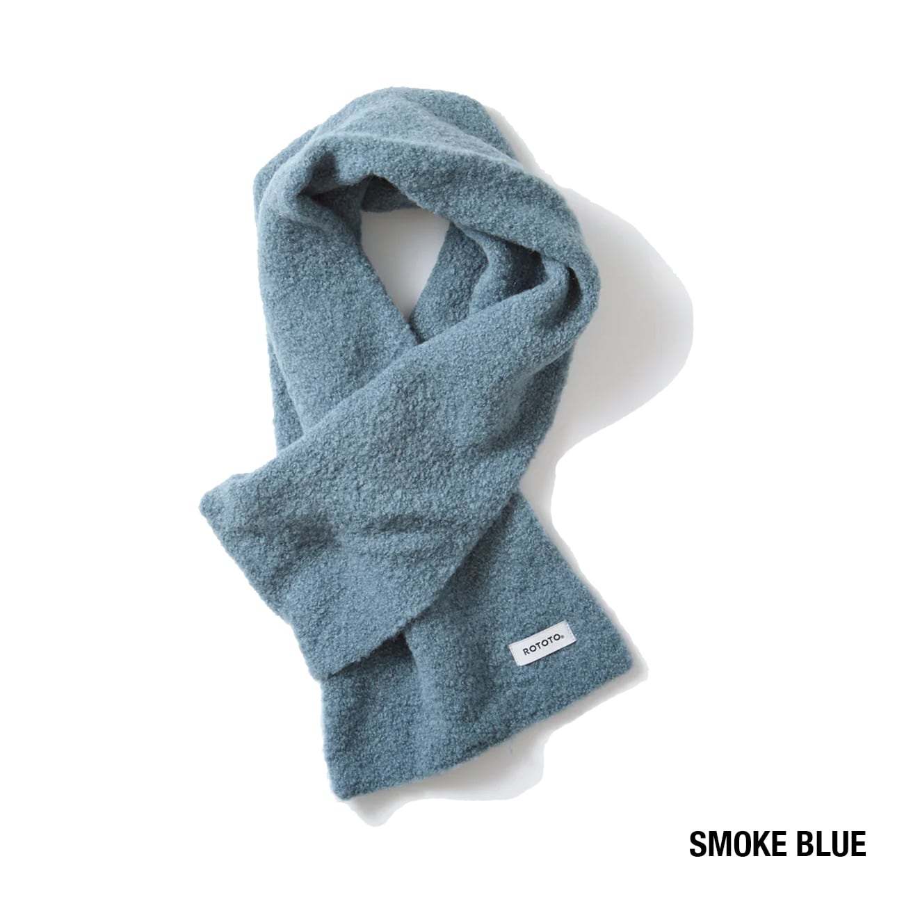 DM便190円】ROTOTO ロトト ALPACA BOUCLE SHORT MUFFLER アルパカ