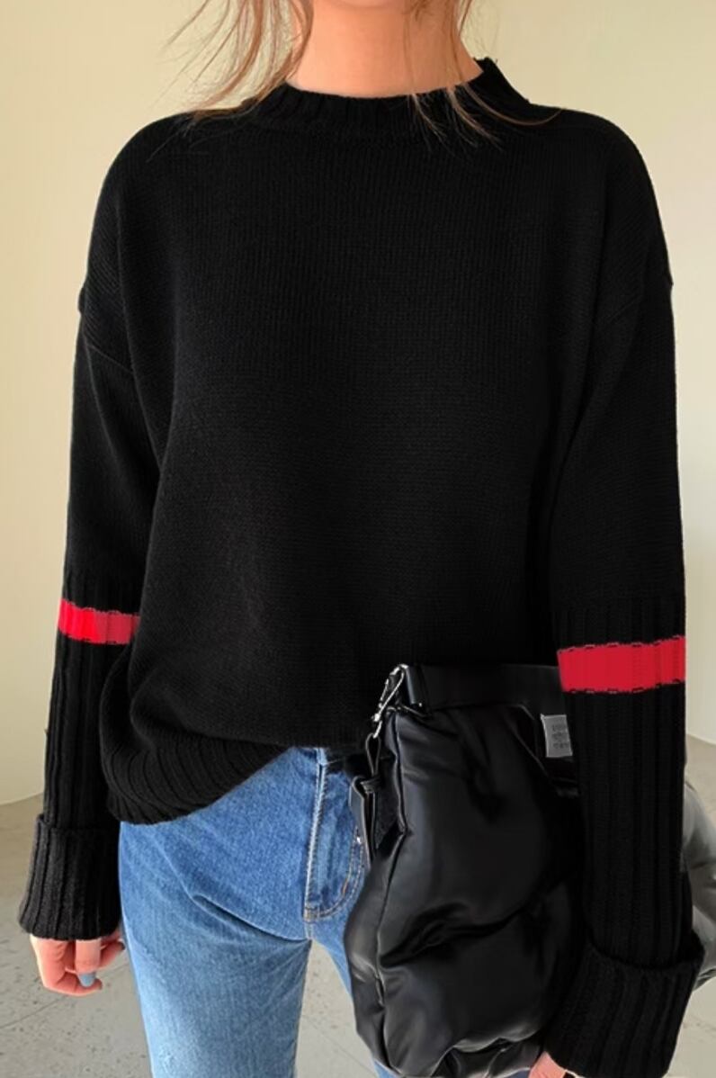 ライン入りニット　AJ1079-2991