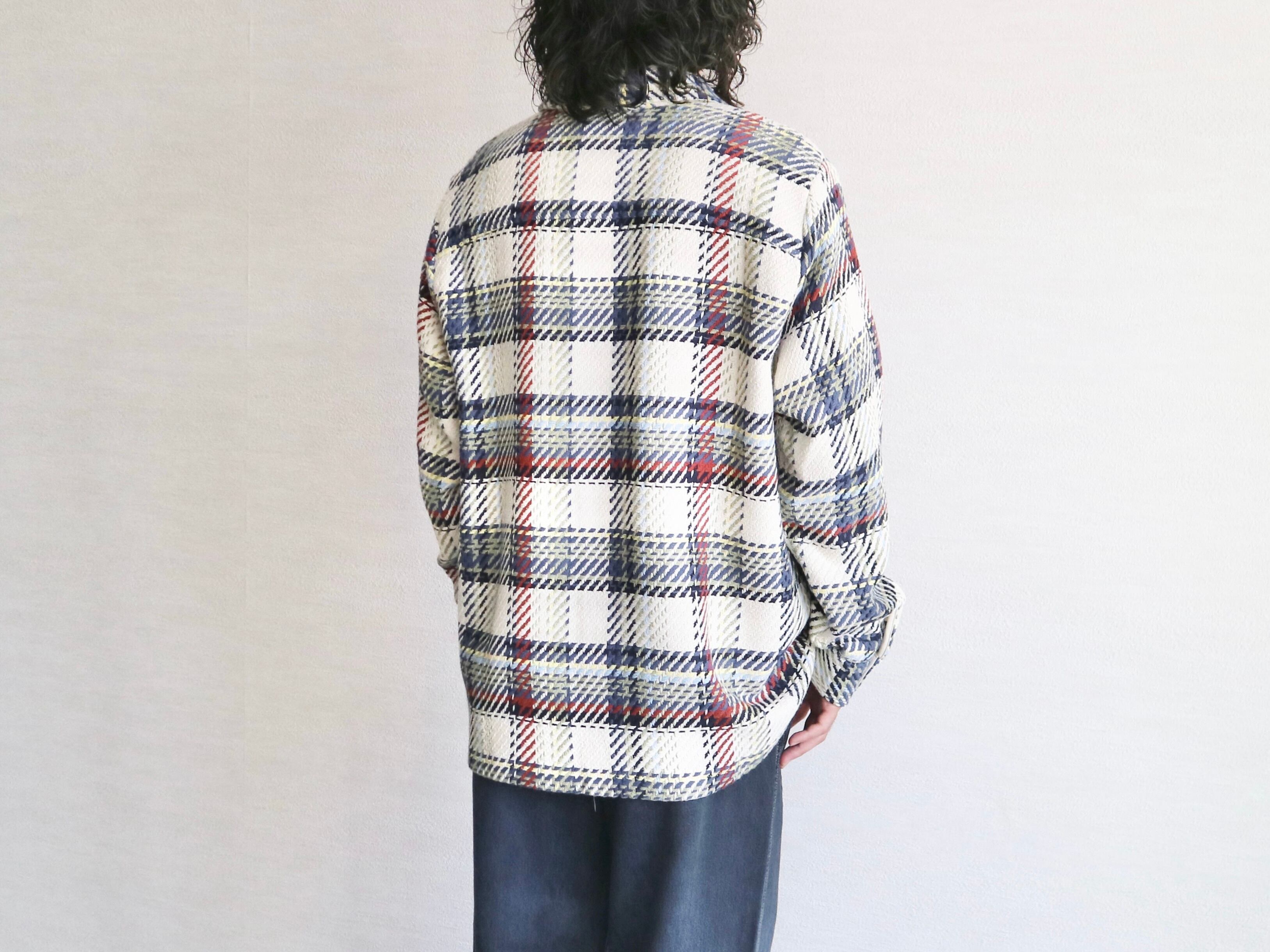 WAX LONDON ワックスロンドン】WHITING OVERSHIRT ホワイティング