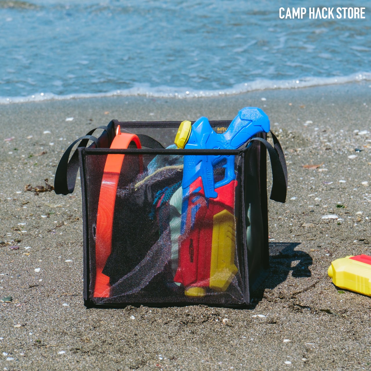 一瞬で開く「メッシュコンテナ」 | CAMP HACK STORE