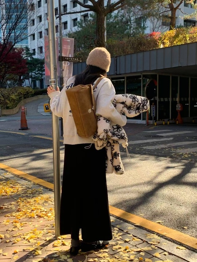 (予約) AREING / Maxi wool skirt 3color