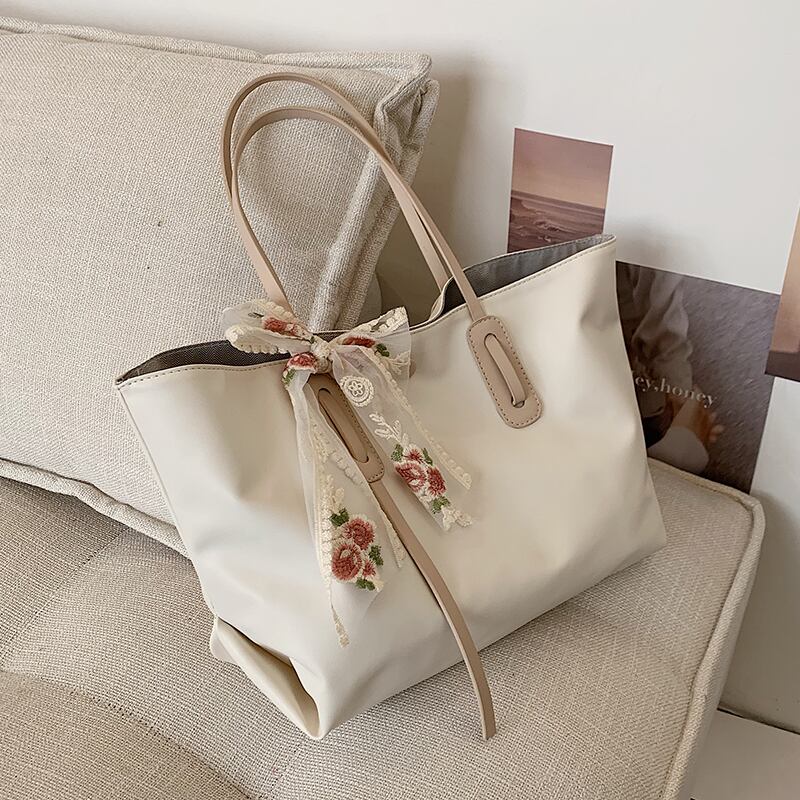 サマーショルダーバッグレッド 夏物 トートバッグ 手作りハンドバック21999352036