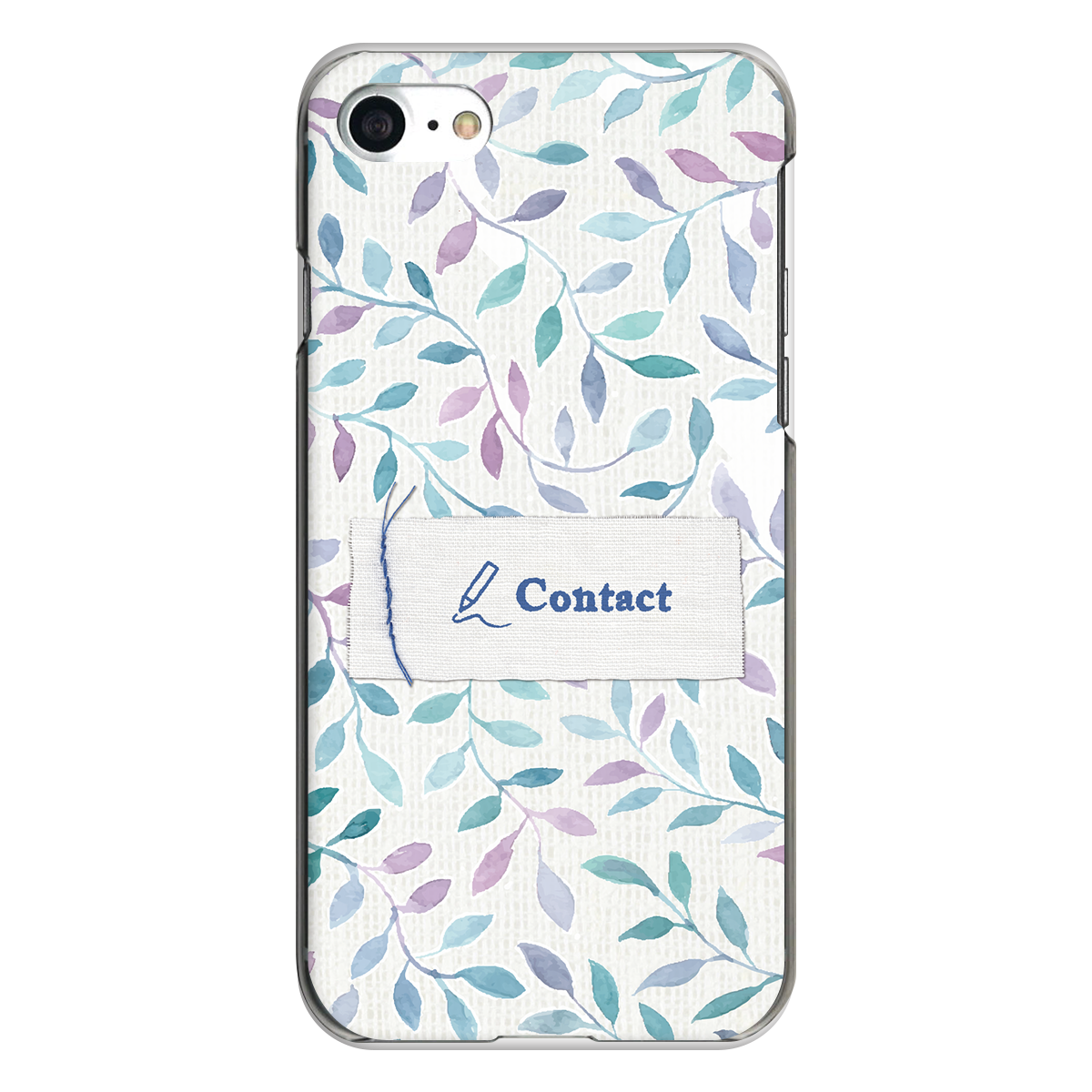 iPhone対応 スマホ ハードケース クリア ボタニカルパープル モダン デザイナーズ 【iPhone17 / iPhone16e / AQUOS / Xperia 他 iPhone / Android ほぼ全機種対応】 |desr2820