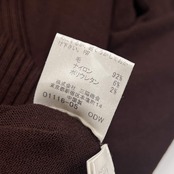 BURBERRY LONDON バーバリー タートルネック ハイゲージ 長袖 ウール ニット セーター 2/ブラウン レディース