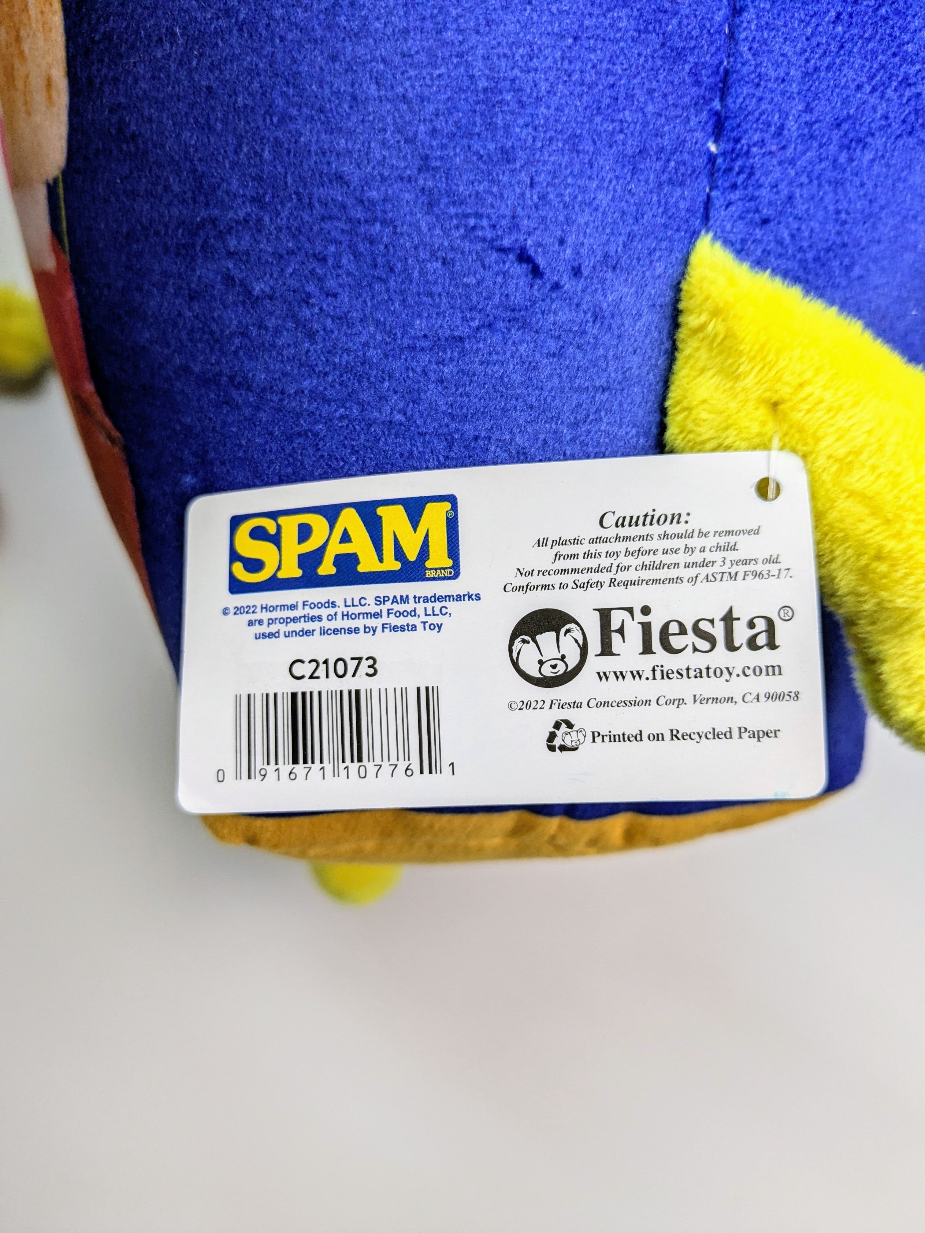 【SPAM スパム】（大）スパム缶  吊るせるぬいぐるみ 単品〚アメリカン雑貨 アメトイ〛