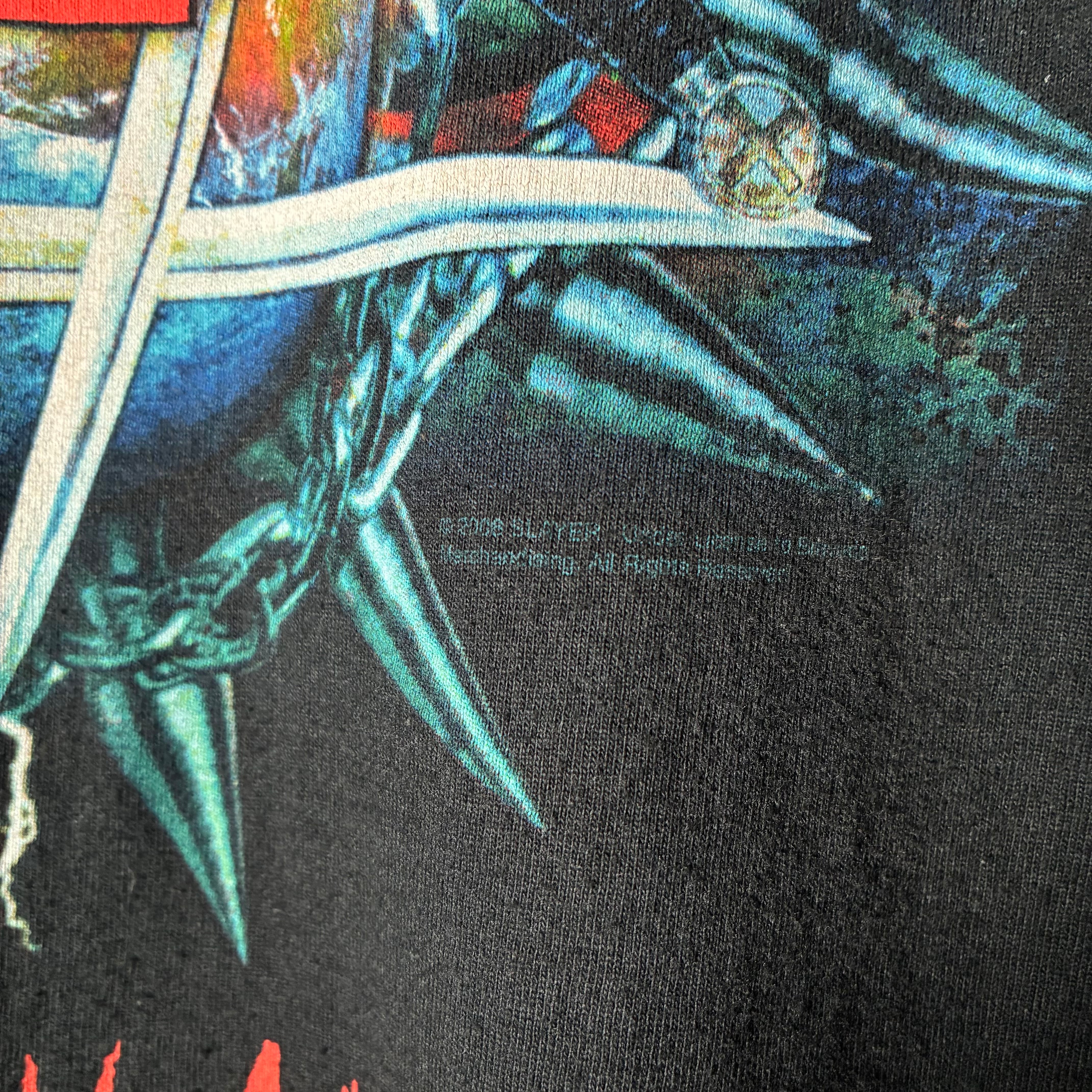 00s Hanes SLAYER Band Tee 2XL ヘインズ バンドTシャツ スレイヤー 黒