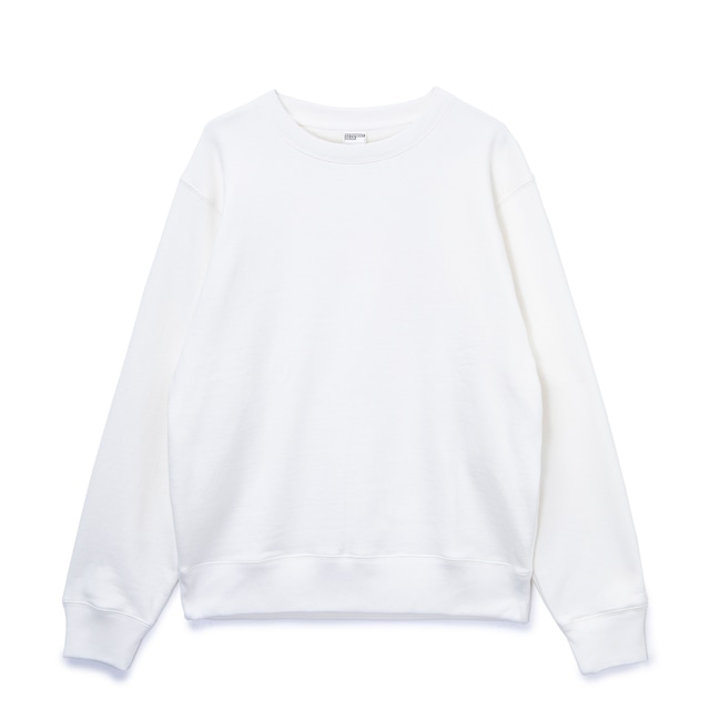 15oz Garment Dye Crew Neck Sweat <White>