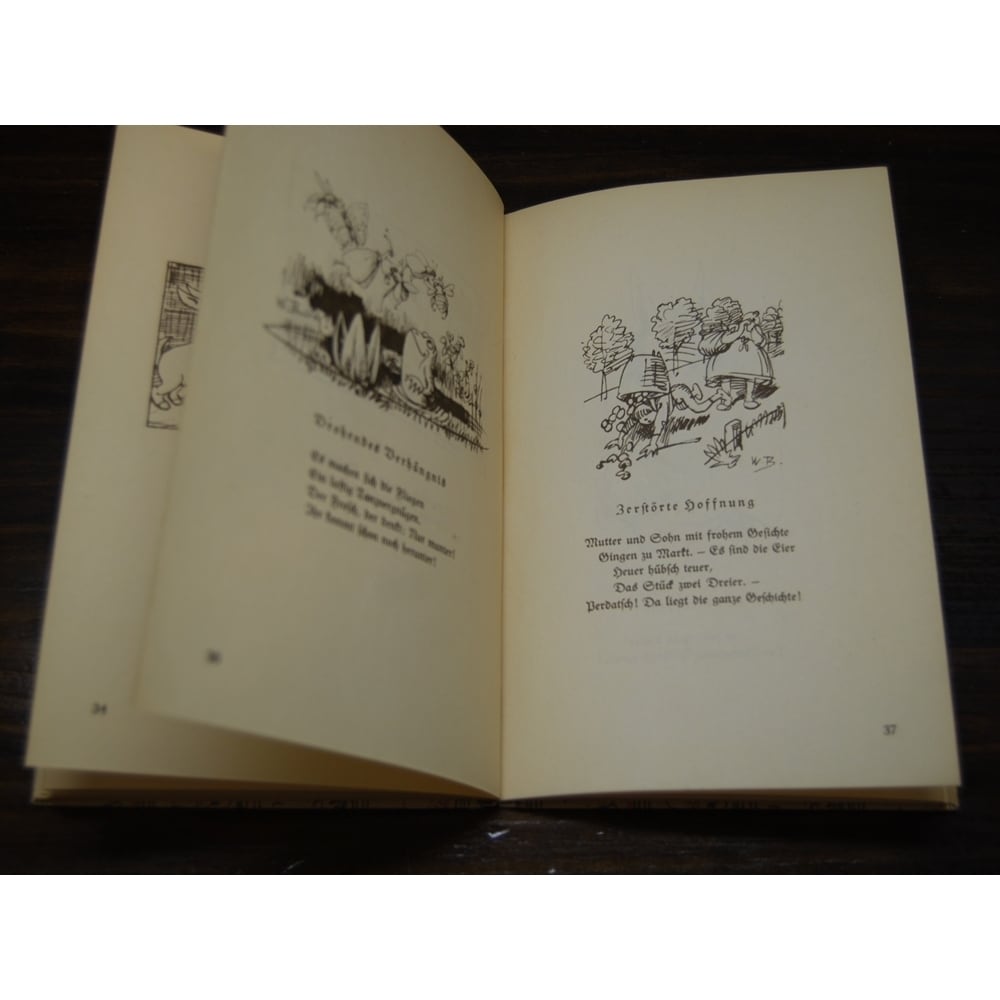 ドイツ古書 インゼル文庫 No.507 Wilhelm Busch | days オフィス・デイズ