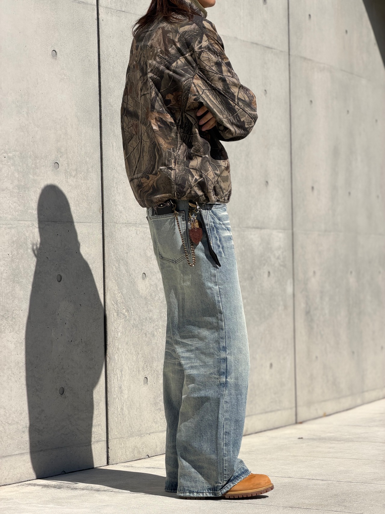 Classic Washed Loose Fit Denim