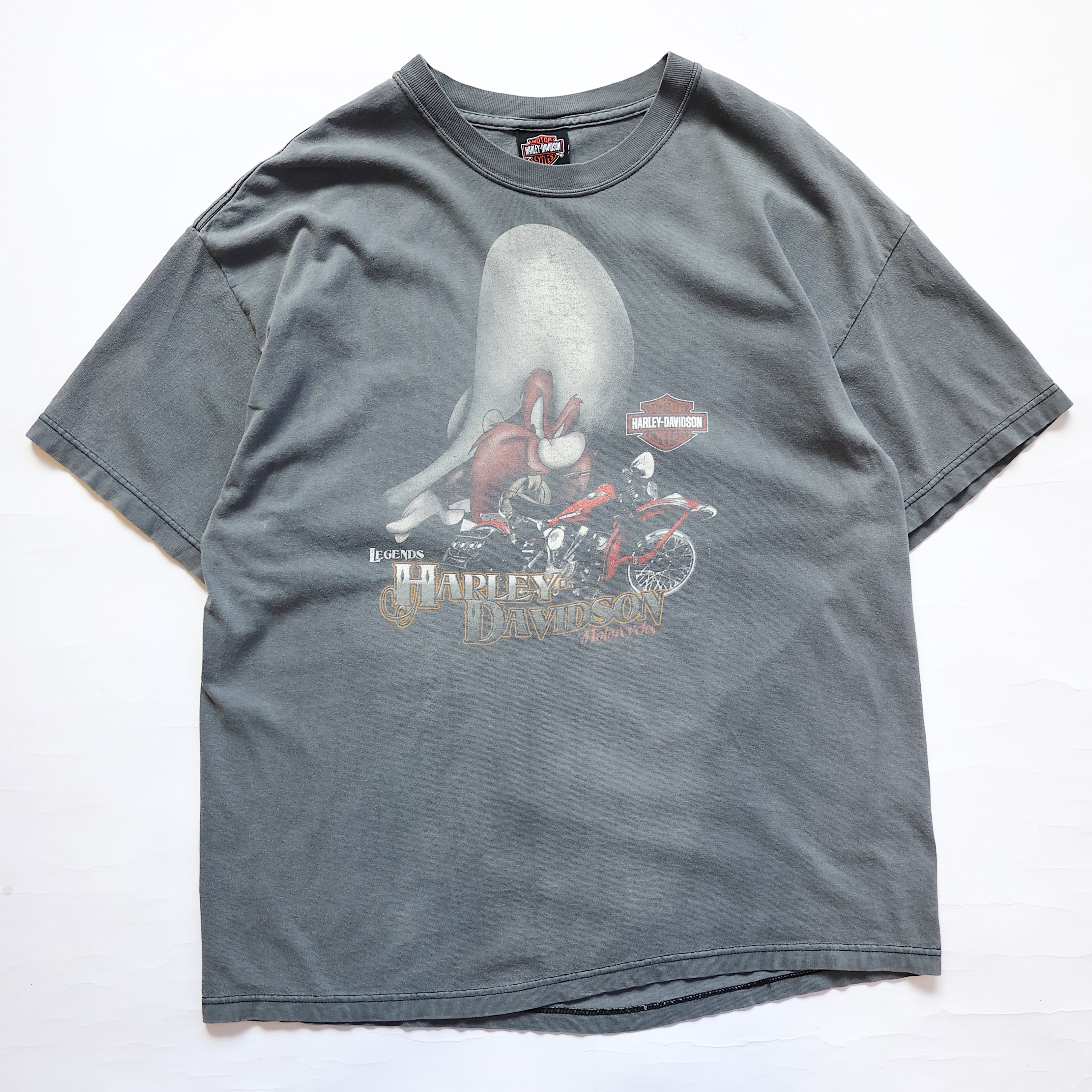 HARLEY DAVIDSON OF FRESNO LOONEY TUNES FADED TSHIRT