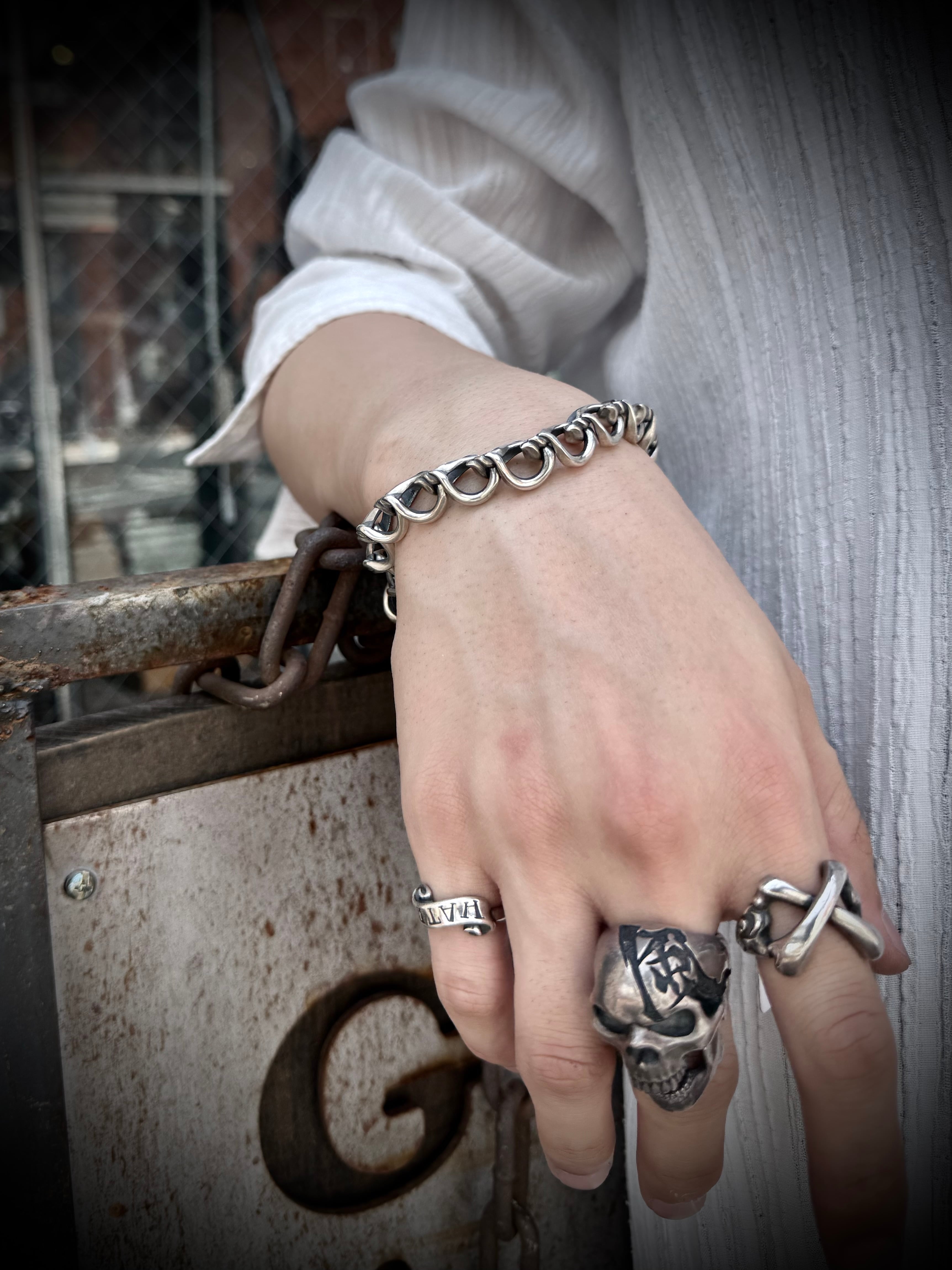 Rat Race】Chain of KAIKA Flare Bracelet S チェーンオブ怪火フレア