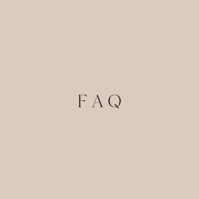 FAQ：よくあるご質問
