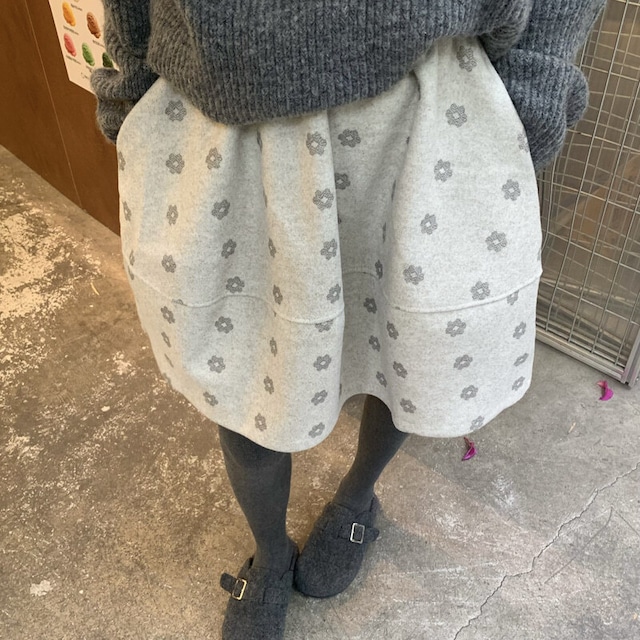 Flower puff skirt　B3963